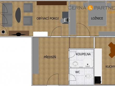 PUDORYS_OBRAZEK.jpg | Prodej bytu, 2+1, 54 m²