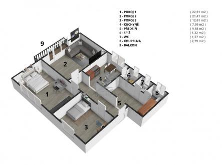 1.jpg | Prodej bytu, 3+1, 94 m²