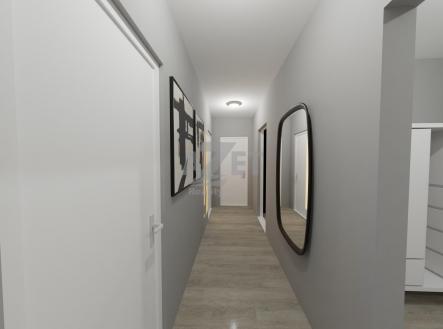 Vizualizace-chodba.jpg | Prodej bytu, 3+1, 94 m²