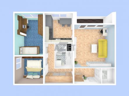 Plan3D #1235788 29-04-2026 14.31.jpeg | Prodej bytu, 3+1, 66 m²