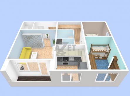 Plan3D #1235788 29-04-2026 14.42.jpeg | Prodej bytu, 3+1, 66 m²