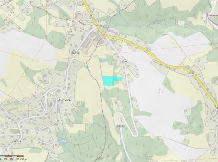 mapa Bratříkov.jpg | Prodej - pozemek, zemědělská půda, 8 850 m²