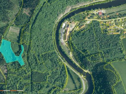 Mapa -1 Český Krumlov.jpg | Prodej - pozemek, zemědělská půda, 16 536 m²