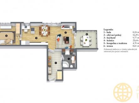 byt 4.10.jpeg | Prodej bytu, 2+kk, 52 m²