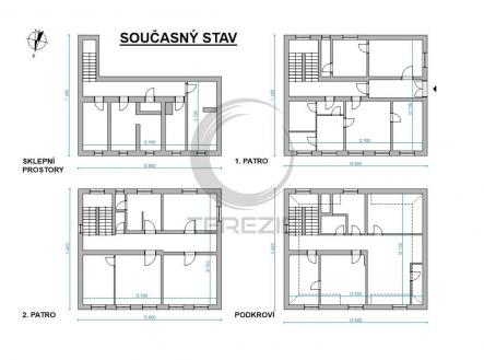 Současný stav | Prodej - nájemní dům, 382 m²