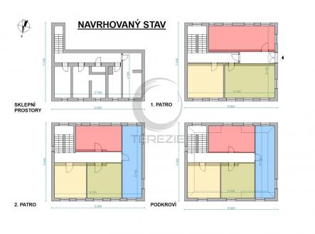 Navrhovaný stav | Prodej - nájemní dům, 382 m²