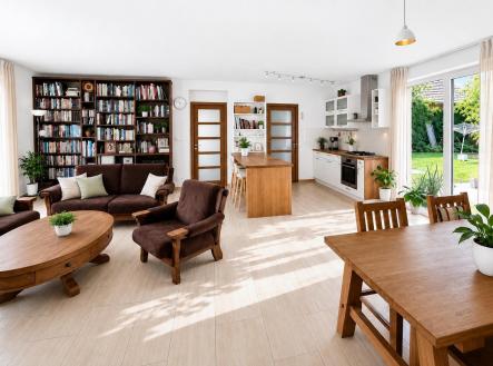 obývací pokoj 1NP | Prodej - dům/vila, 200,5 m²