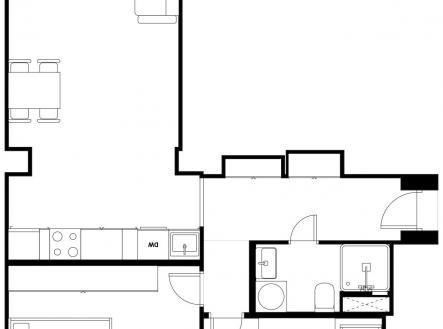 Prodej bytu, 3+kk, 55 m²