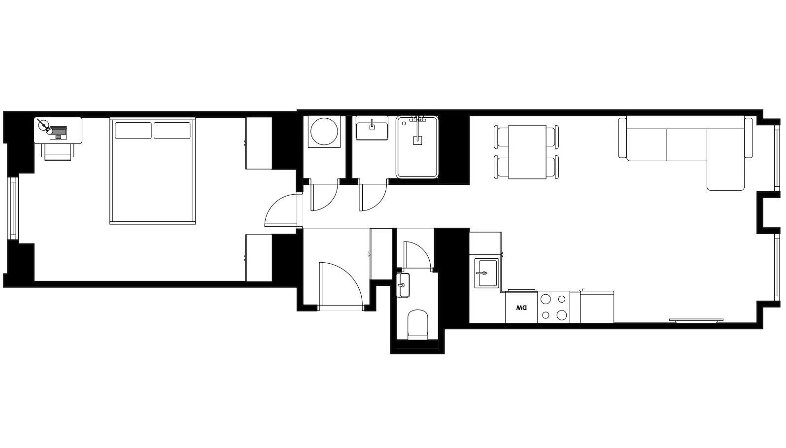 Prodej byt 2 + kk, 49㎡|Hlavní město Praha, Praha, Praha 3, Žižkov, Víta Nejedlého 1028/4, 13000