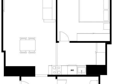 Prodej bytu, 2+kk, 49 m²
