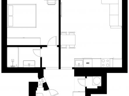 Prodej bytu, 2+kk, 50 m²
