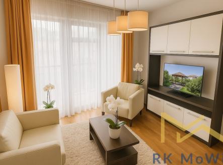 svetly-a-moderni-obyvaci-pokoj-1.jpg | Pronájem bytu, 2+kk, 44 m²