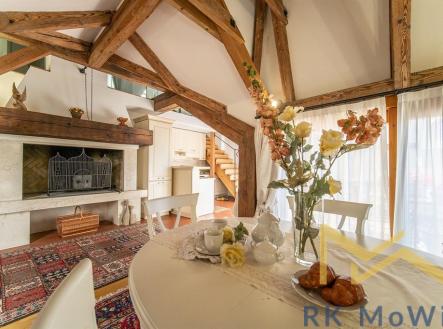 Truhlářská - podkrovní byt (3) | Pronájem bytu, 3+kk, 126 m²