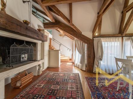 Truhlářská - podkrovní byt (2) | Pronájem bytu, 3+kk, 126 m²