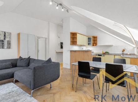 moderni-otevreny-interier-s-kuchyni.png | Pronájem bytu, 3+kk, 75 m²