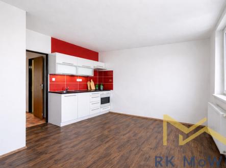 moderni-kuchyn-s-cervenym-obkladem.png | Prodej bytu, 1+1, 46 m²