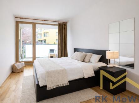 moderni-loznice-s-vyhledem-na-balkon.png | Pronájem bytu, 2+kk, 52 m²