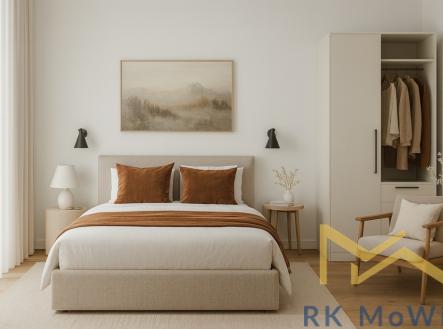 moderni-loznice-s-neutralnimi-tony.jpg | Pronájem bytu, 2+kk, 50 m²