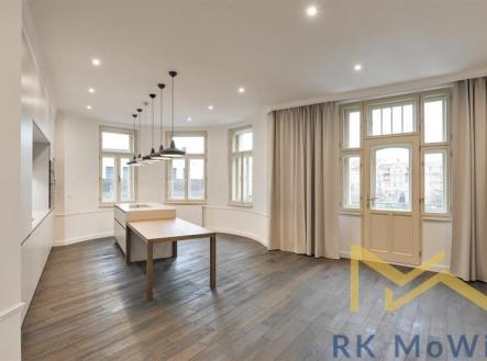 Laubova living room I | Pronájem bytu, 4+kk, 167 m²