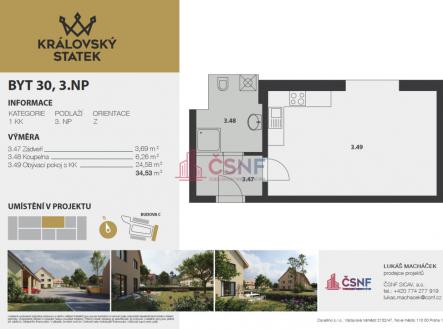 byt-c30.png | Prodej bytu, 1+kk, 34 m²
