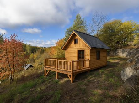 drevena-chata-v-zari-podzimu.png | Prodej - pozemek pro bydlení, 361 m²