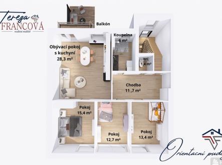 3d-pudorys-vzor-91-1.jpg | Prodej bytu, 4+kk, 88 m²