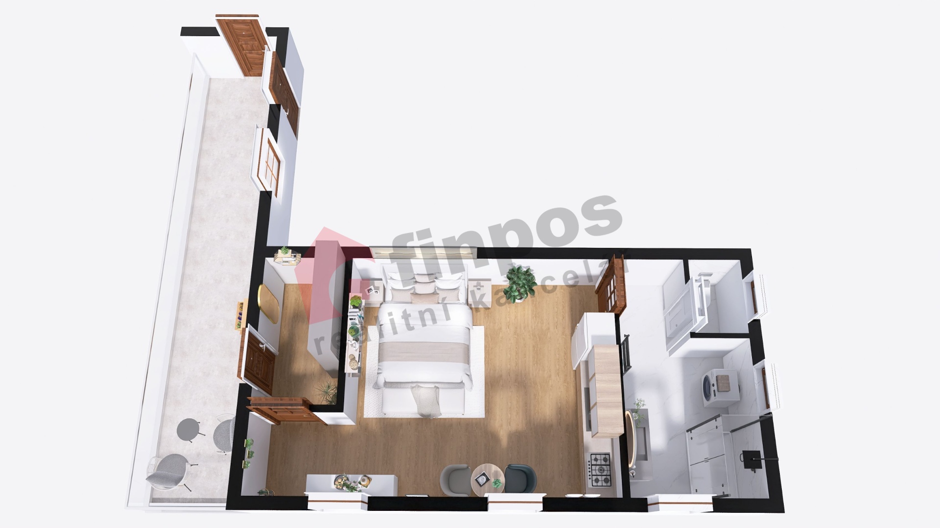 Prodej apartmánového bytu 2kk v Robči, oblast Kokořínsko-Podřípsko