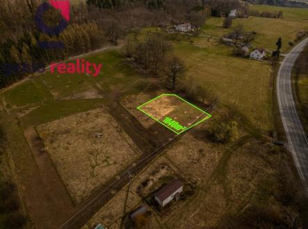 Pohled z výšky | Prodej - pozemek pro bydlení, 1 040 m²