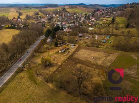 Pohled z výšky | Prodej - pozemek pro bydlení, 1 040 m²