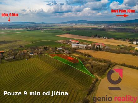 Pohled z výšky | Prodej - pozemek pro bydlení, 12 143 m²