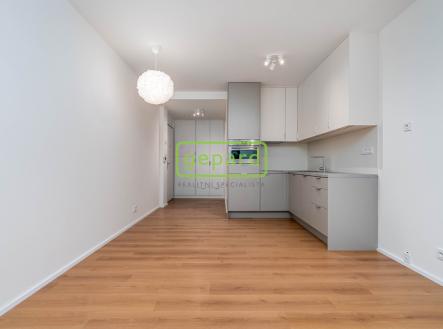 obývací pokoj a kuchně | Prodej bytu, 1+kk, 31 m²