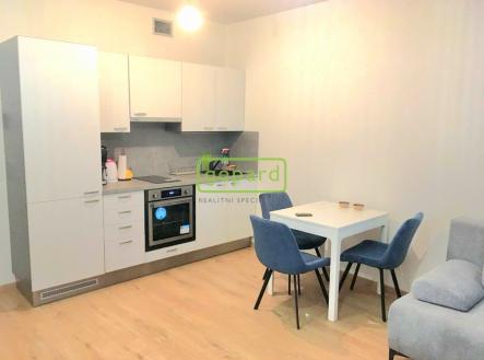 kuchyňská linka | Pronájem bytu, 1+kk, 44 m²