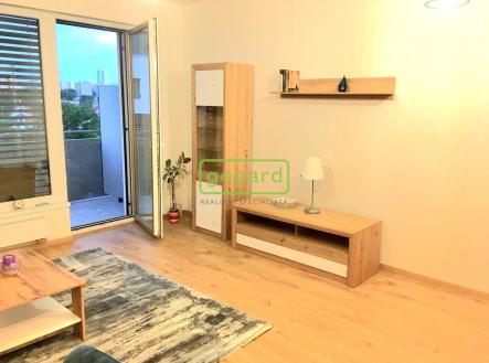 obývací pokoj | Pronájem bytu, 1+kk, 44 m²