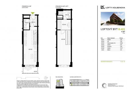 . | Prodej bytu, 3+kk, 66 m²