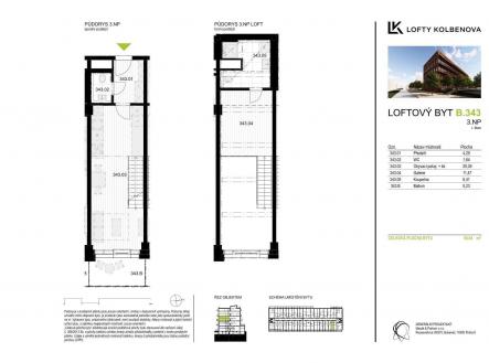 . | Prodej bytu, 2+kk, 53 m²