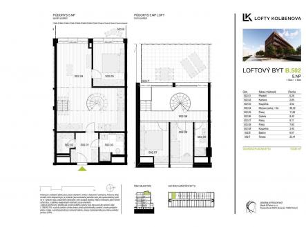 Prodej bytu, 4+kk, 101 m²