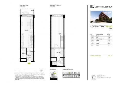 . | Prodej bytu, 3+kk, 66 m²