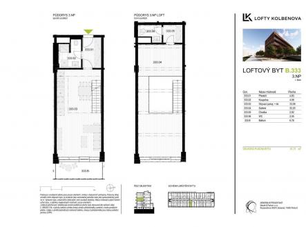 . | Prodej bytu, 3+kk, 85 m²