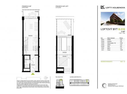 . | Prodej bytu, 2+kk, 49 m²