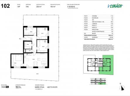 Prodej bytu, 5+kk, 104 m²