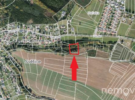 Prodej - pozemek, trvalý travní porost, 1 096 m²