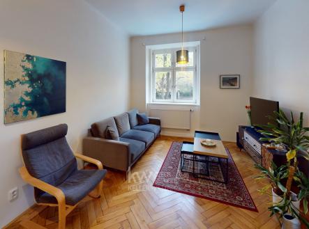 Obývací pokoj/ Living room | Pronájem bytu, 3+kk, 70 m²