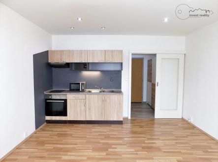 kuchyňská linka | Pronájem bytu, 1+kk, 30 m²