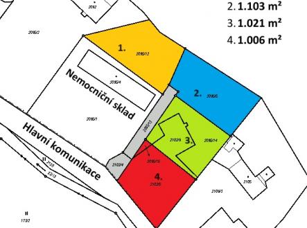 situační plánek | Prodej - pozemek pro bydlení, 1 006 m²