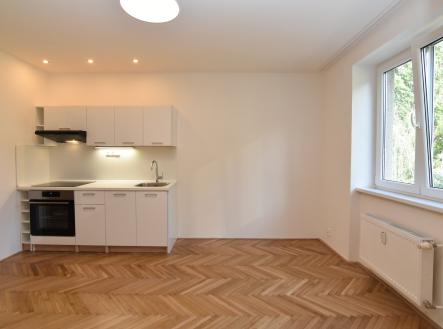 Hlavní pokoj  KK | Pronájem bytu, 1+1, 30 m²