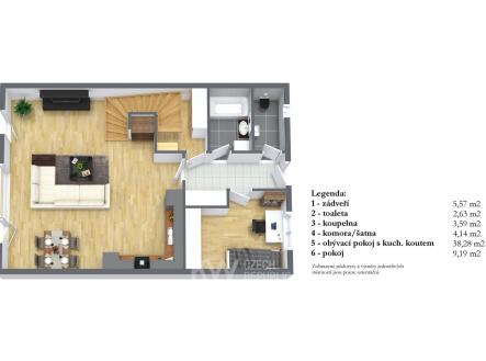 RRD Lavicky prizemi -varianta 6kk | Prodej - dům/vila, 150 m²