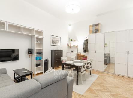 Obývací pokoj/ Living room | Pronájem bytu, 1+1, 38 m²