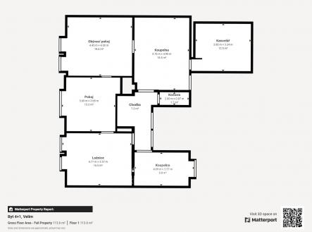 půdorys bytu 4+1  | Prodej - dům/vila, 270 m²