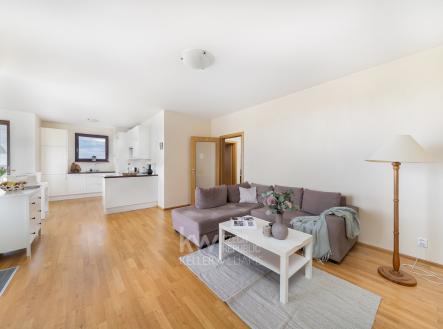 Obývací pokoj s kuchyni/ Living room with kitchen | Prodej bytu, 2+kk, 70 m²