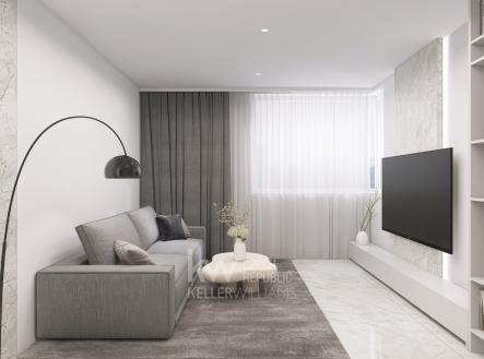 Vizualizace_1+1_2 | Prodej bytu, 1+1, 43 m²